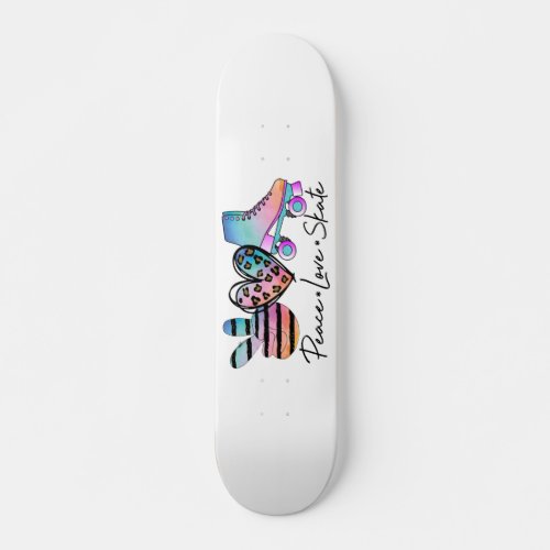 Peace love skate skateboard