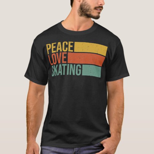 Peace Love Skating T_Shirt