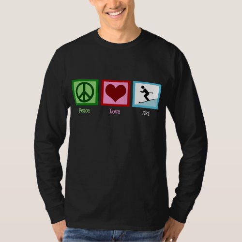 Peace Love Ski T_Shirt