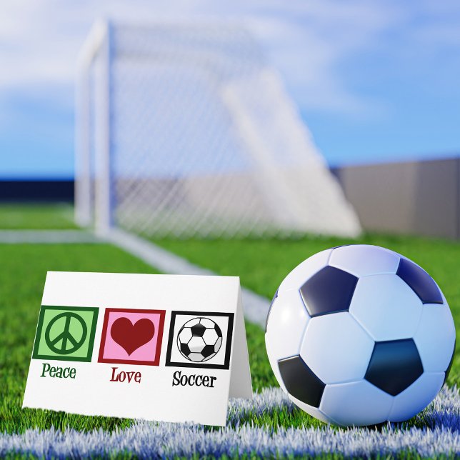 Peace Love Soccer Card (Creator Uploaded)