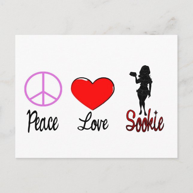 peace love sookie postcard (Front)
