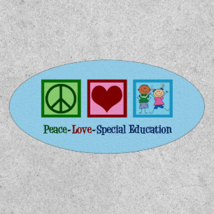 Peace Love Special Education Patch