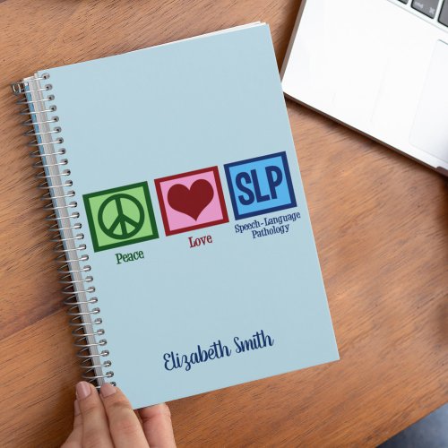 Peace Love Speech Language Pathology Notebook
