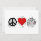 Peace Love Speed  Emblem 3 (Front)