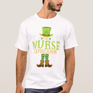 Peace Love St Patrick's Day Cheer Drinking Glitter T-Shirt