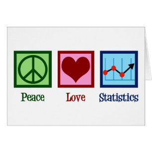 Peace Love Statistics Cards