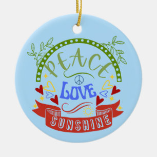 Peace Love Sunshine Ornament