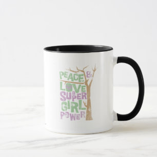 Peace Love & Supergirl Power Mug