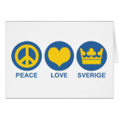 Peace Love Sverige (Front Horizontal)