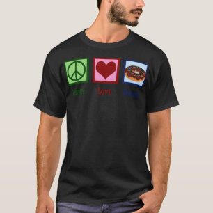 Peace Love sweets birthday party T-Shirt