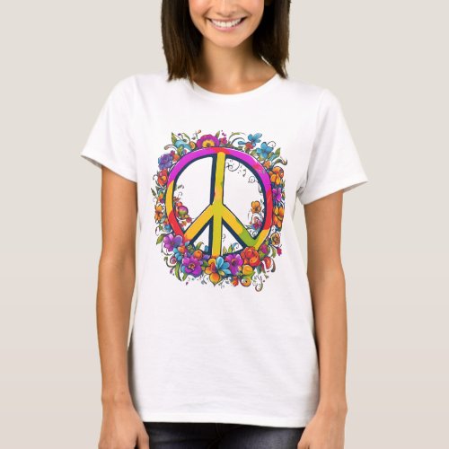peace  love  T_Shirt