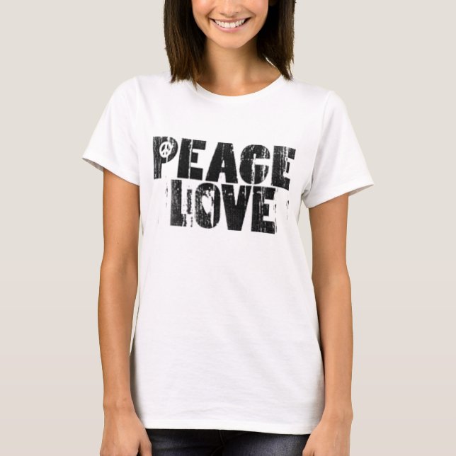 peace&love T-Shirt (Front)