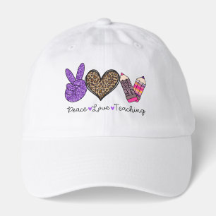 Peace Love Teaching – Teacher Appreciation Hat
