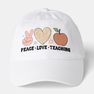 Peace Love Teaching – Teacher Hat