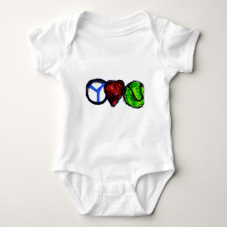Peace Love Tennis Baby Bodysuit