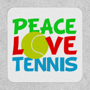 Peace Love Tennis Cute Sports Patch