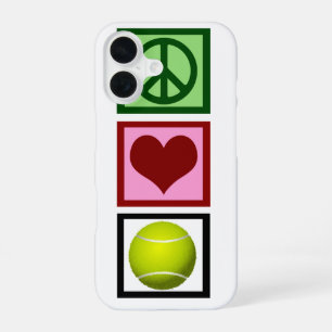 Peace Love Tennis iPhone 16 Case