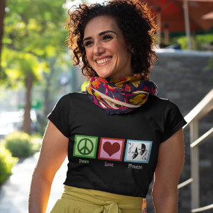 Peace Love Theater Company Custom Actress T-Shirt