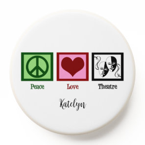 Peace Love Theatre Cute Custom Actor PopSocket