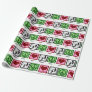Peace Love Theatre Cute Drama Masks Wrapping Paper