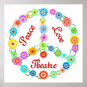 Peace Love Theatre Poster