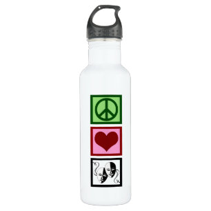 Peace Love Theatre Stainless Steel Water Bottle