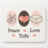 Mousepad Tofu de Kawaii que que as pessoas amem o tofu