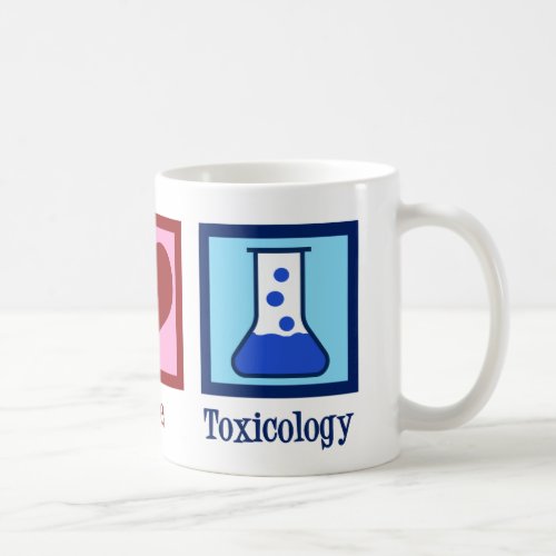 Peace Love Toxicology Coffee Mug