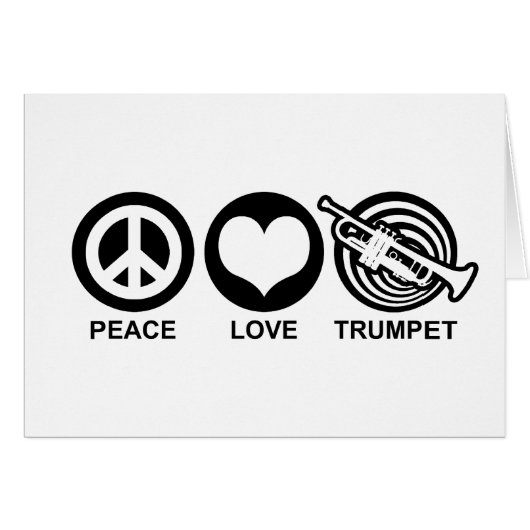 Peace Love Trumpet (Front Horizontal)