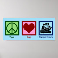 Peace Love Ultrasonography Ultrasound Technician
