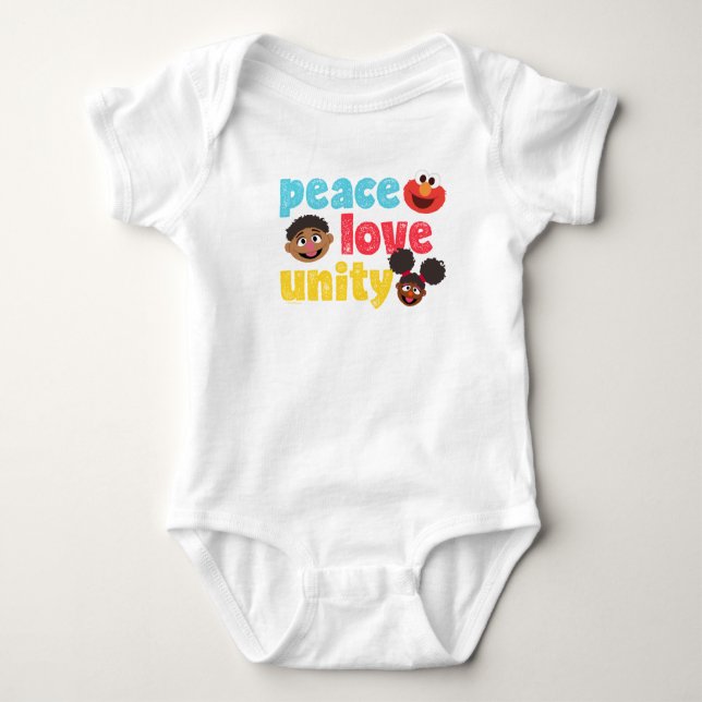 Peace Love Unity Baby Bodysuit (Front)