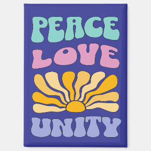 Peace Love Unity Magnet