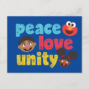 Peace Love Unity Postcard