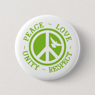 Peace Love Unity Respect Pinback Button