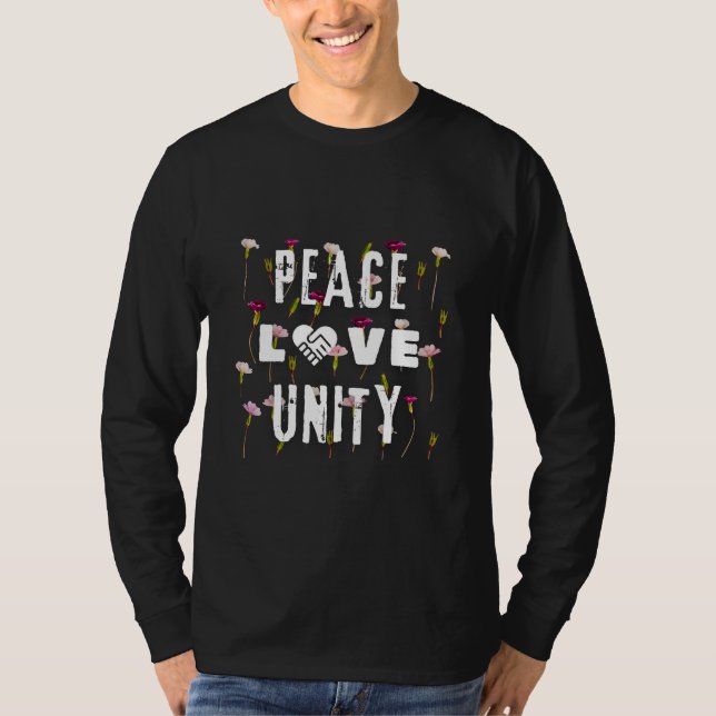 Peace Love Unity T-Shirt (Front)