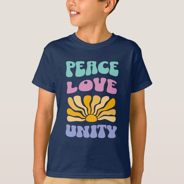 Peace Love Unity T-Shirt (Front)