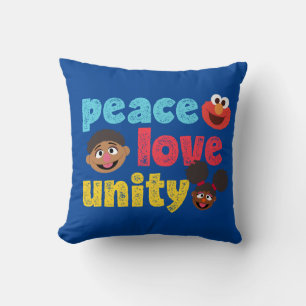 Peace Love Unity Throw Pillow
