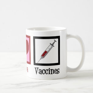 Peace Love Vaccines Coffee Mug