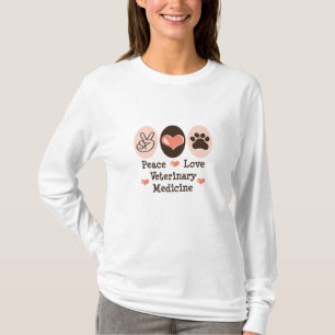 Peace Love Veterinary Medicine Long Sleeve Tee