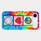 Peace, Love, Volleyball Case-Mate iPhone Case (Back (Horizontal))