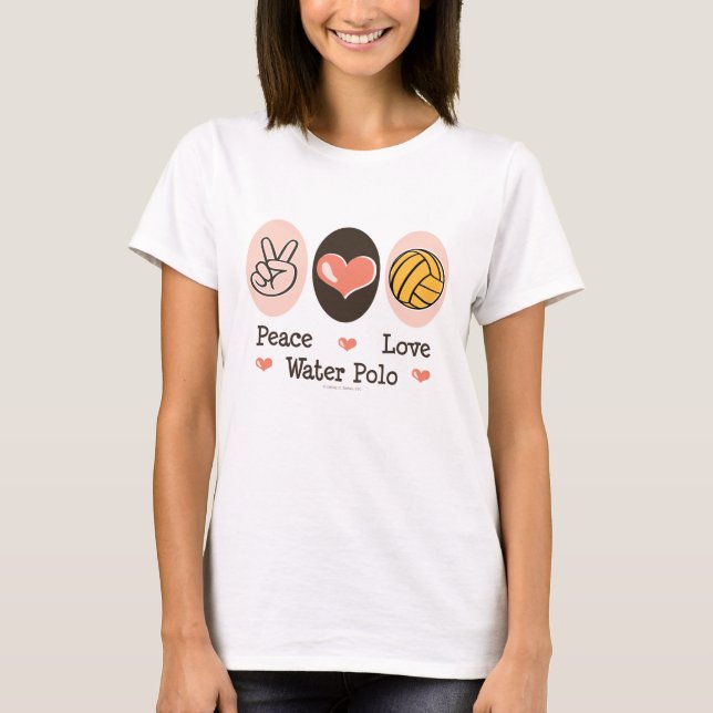 Peace Love Water Polo Tank Top (Front)