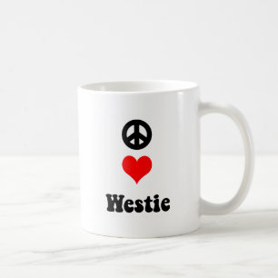 Peace love Westie Coffee Mug
