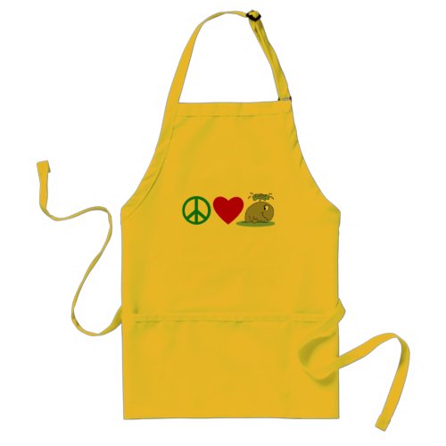 Peace Love Whales T shirts Travel Mugs Gifts Adult Apron