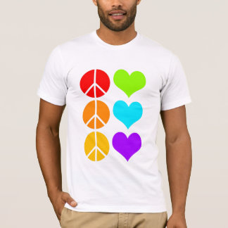 peace & love. [white] T-Shirt