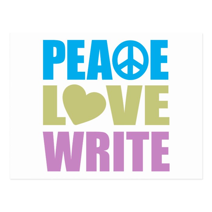 Peace Love Write Post Cards