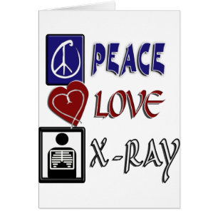 PEACE LOVE XRAY CARDS