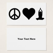 Peace Love Yoga (Front & Back)