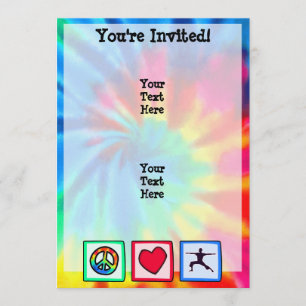 Peace, Love, Yoga Invitation