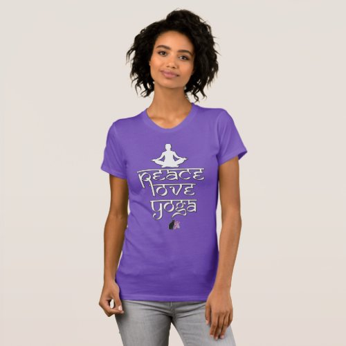 Peace Love Yoga T_Shirt