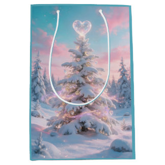 Peace & Love Yuletide Season Medium Gift Bag